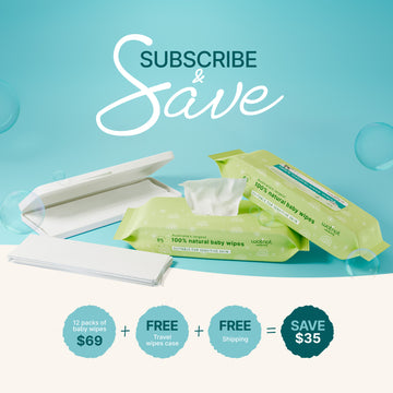 SUBSCRIPTION BULK BABY WIPES (12-PACK)
