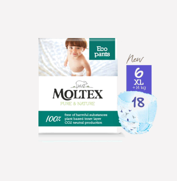 Moltex eco friendly XL PULL-UP PANTS (+14kg) 4 packs